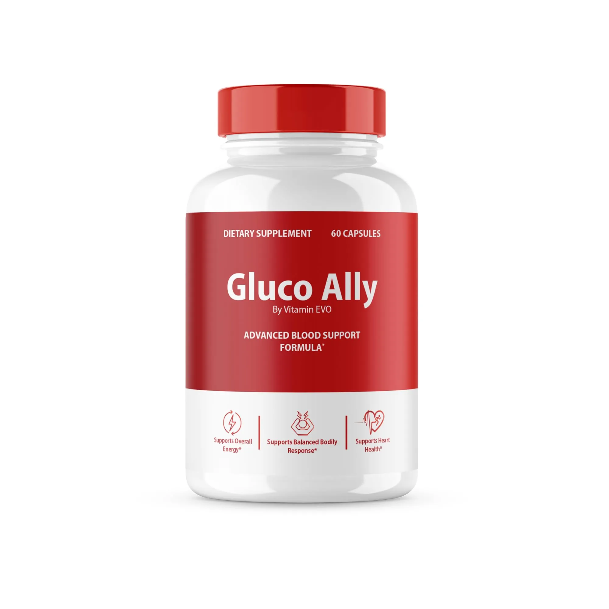 Gluco Ally Supplement Bottle
