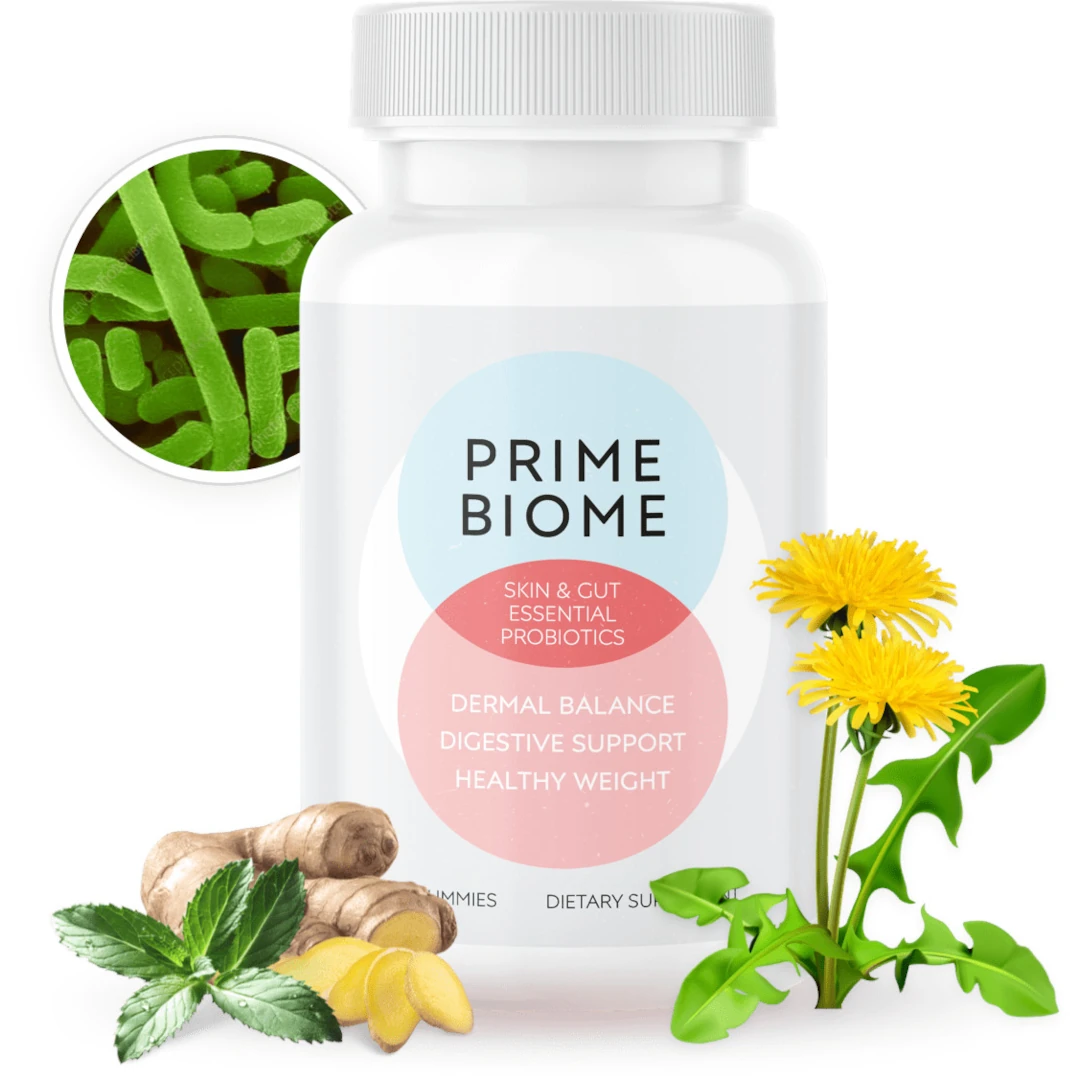 PrimeBiome Supplement Bottles