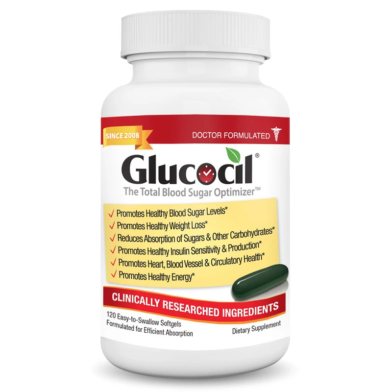 Glucocil Bottle and Box